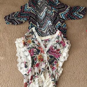 cute blouses/ on top jacket!